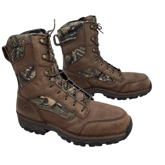 Red Wing Irish Setter Hunt 840 Havoc Mens 14 D Leather Camo Gore-Tex Boots Thin - Picture 8 of 16